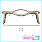 FRAME - LIP SHAPE-METAL-27CM (BLACK, BRONZE, GOLD & SILVER)